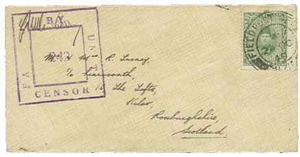 British Army Post Office Egypt